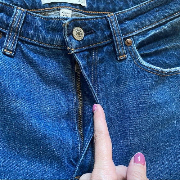 Abercrombie & Fitch Curve Love High Rise Vintage Flare Jean Size 28/6 Regular - Picture 4 of 9